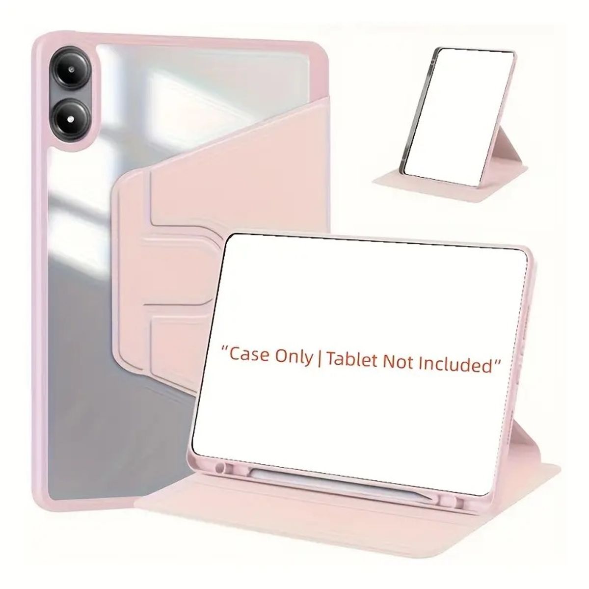 CASE - Funda protectora 360 para tablet Redmi Pad Pro 12.1 ROSA CLARO