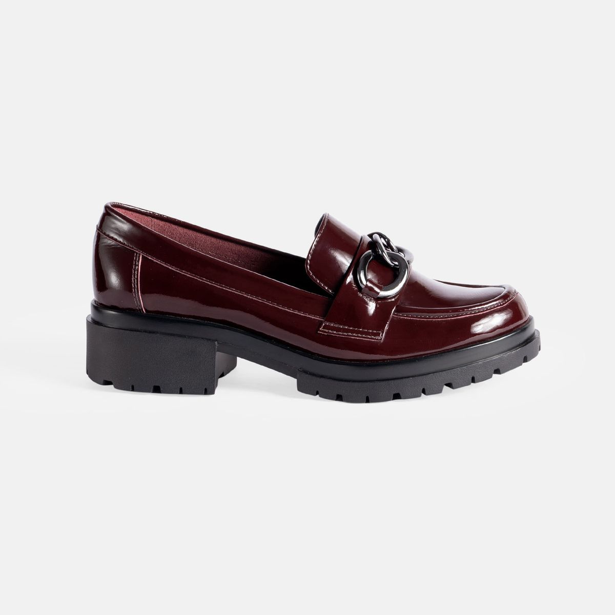 GINO BIGIONI - Mocasin Mujer de cuero ZAC-2302 Guinda