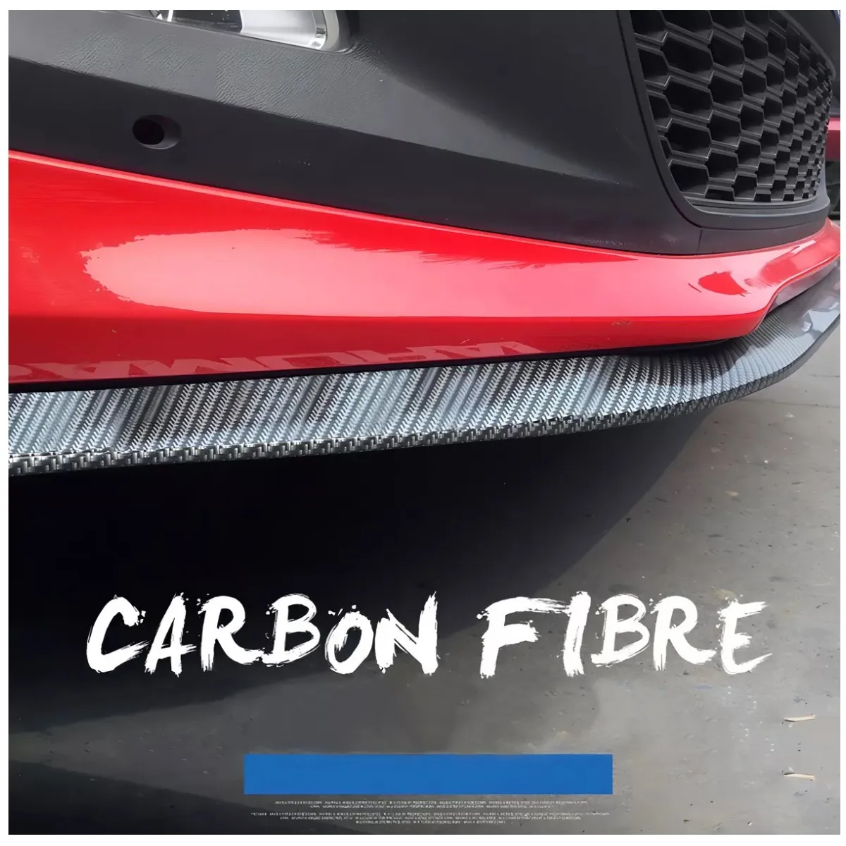 GENERICO - Lip De Parachoque Delantero Samurai Carbon Black