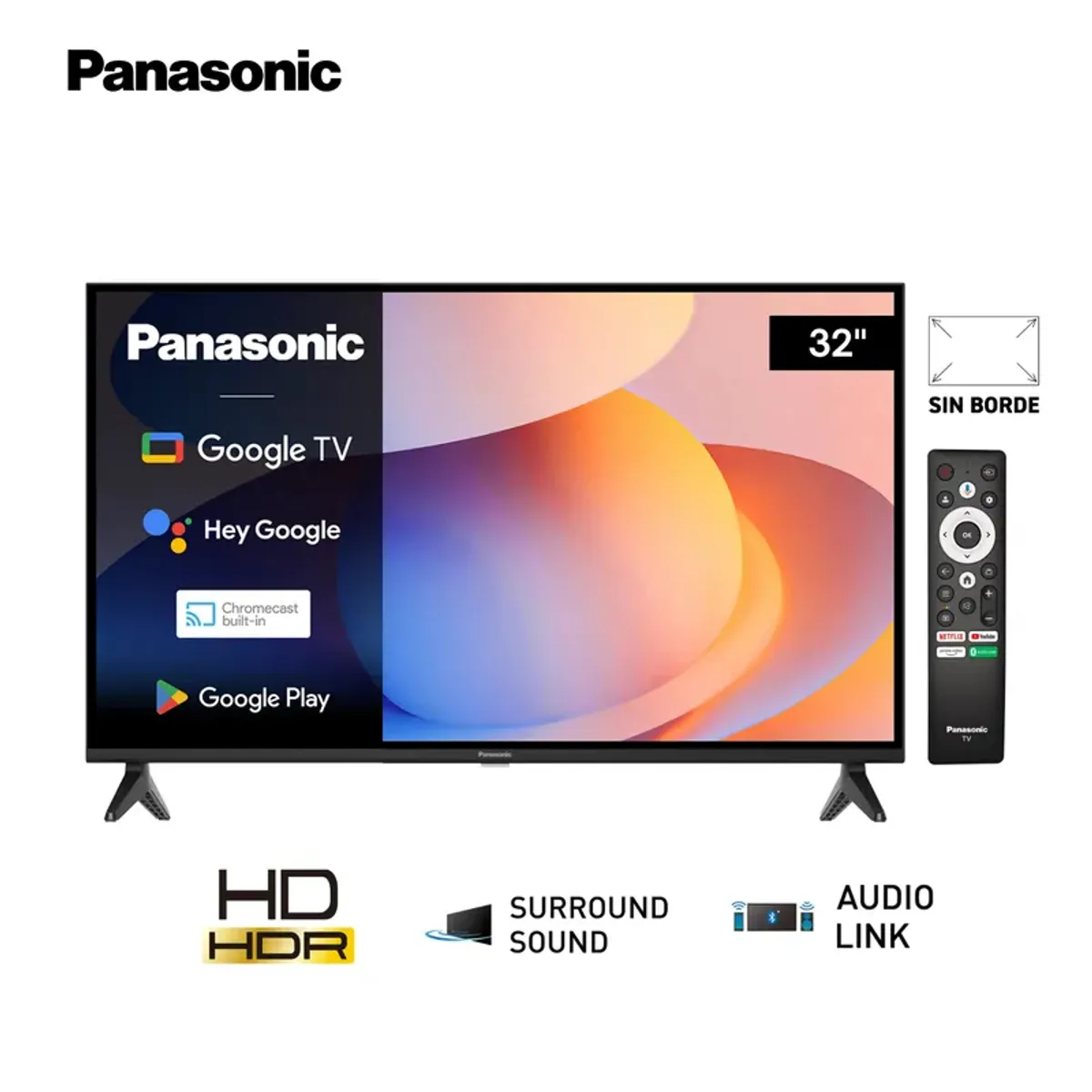 PANASONIC - Televisor 32 Led HD Panasonic TC-32NS600P