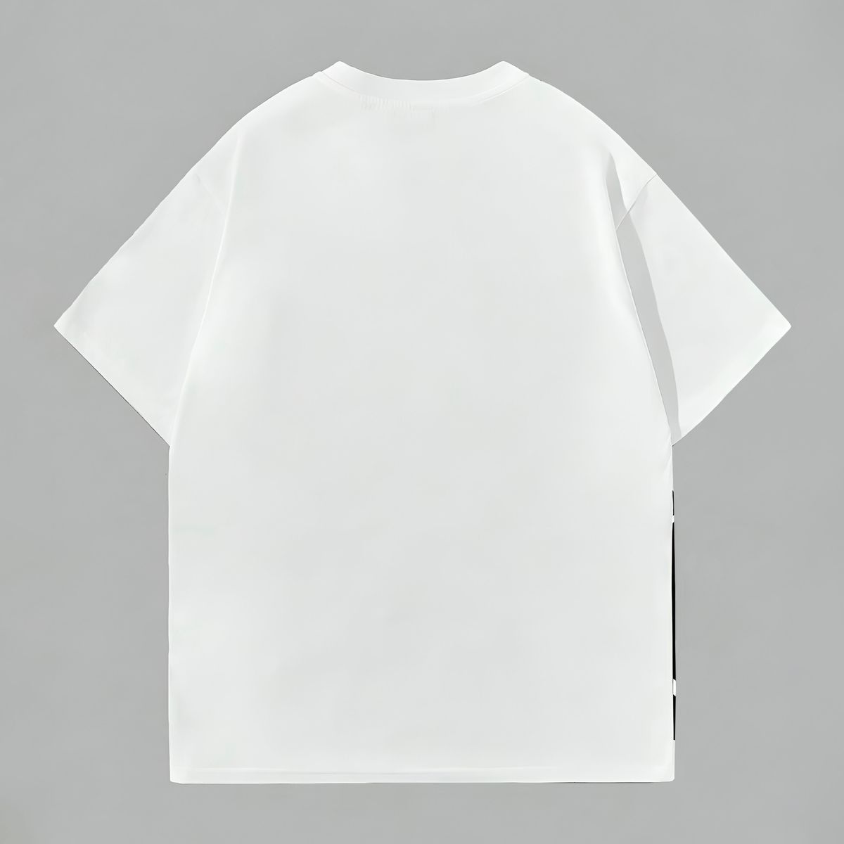 YANSUS - Polo Blanco Hombre Oversize Yansus Estampado Corazon