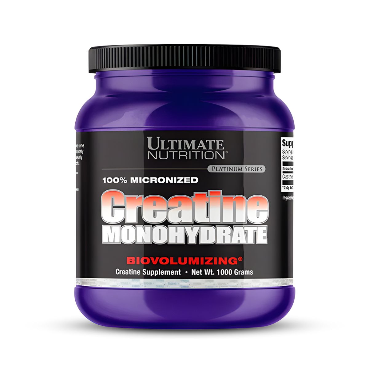 ULTIMATE NUTRITION - Creatina Ultimate Nutrition 1 kg - Creatina Monohidratada y Micronizada 200 Serv + Shaker + scoop