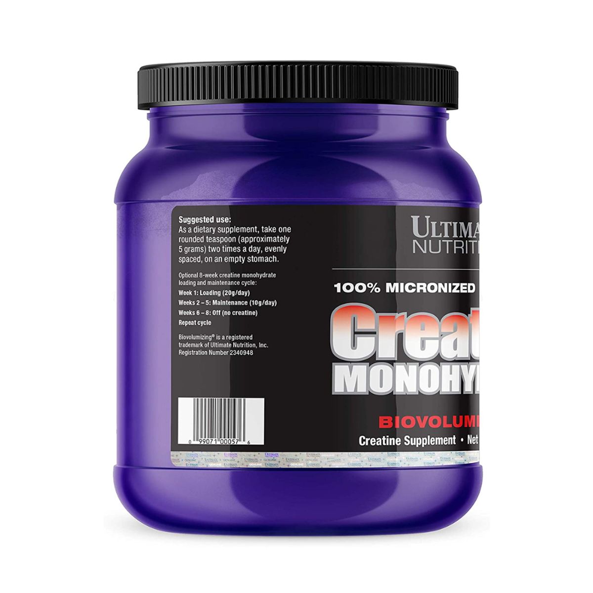 UNIVERSE NUTRITION - Creatina Ultimate Nutrition 1 kg - Creatina Monohidratada y Micronizada + scoop