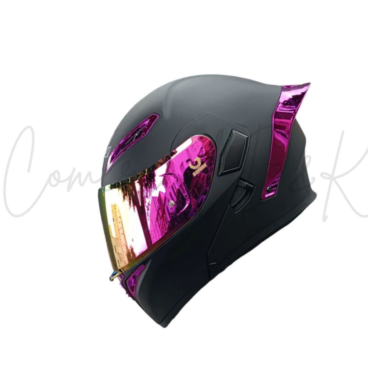 GENERICO - CASCO SOMAN ABATIBLE ZAFIRO MATE