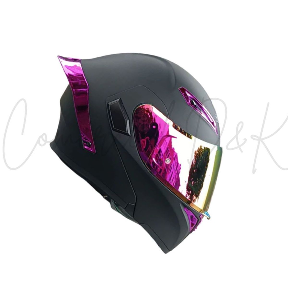 GENERICO - CASCO SOMAN ABATIBLE ZAFIRO MATE