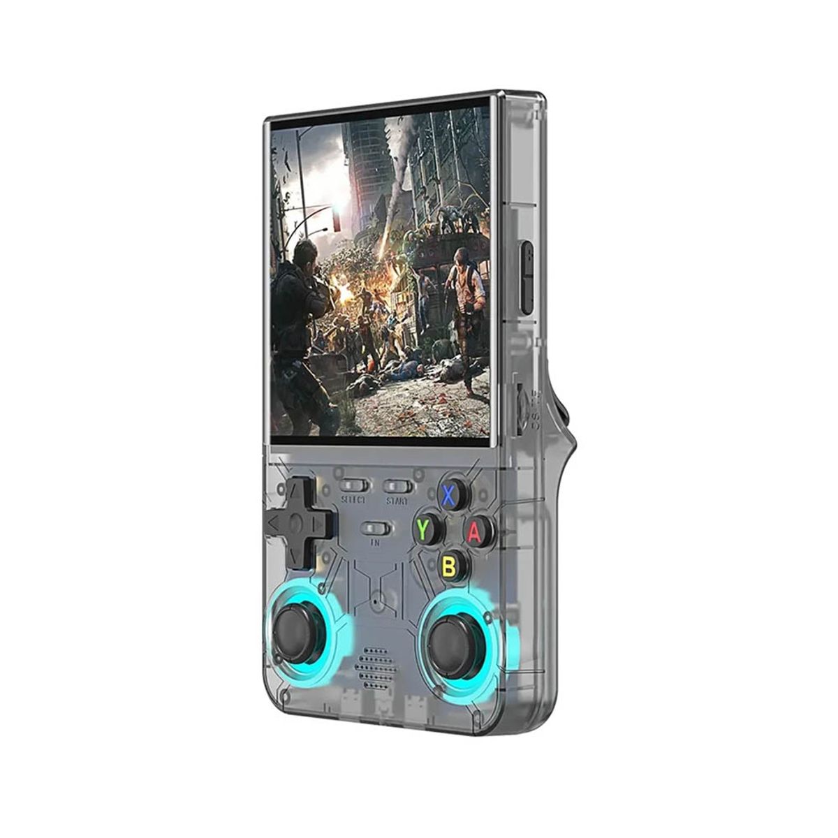 OEM - Consola de Videojuegos Portátil Retro R36 Ultra HD Negro Funda Gratis