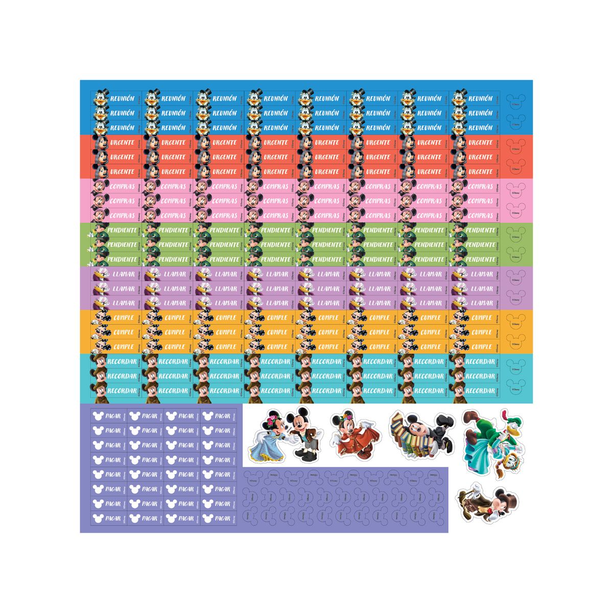 DGNOTTAS - Agenda Disney Calendario de Pared 2026