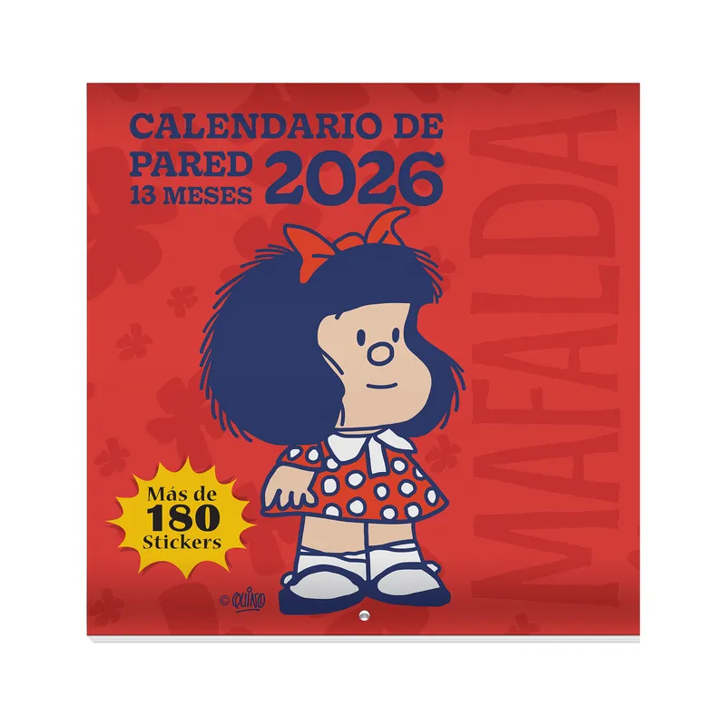 DGNOTTAS - Agenda Mafalda Calendario de Pared 2026
