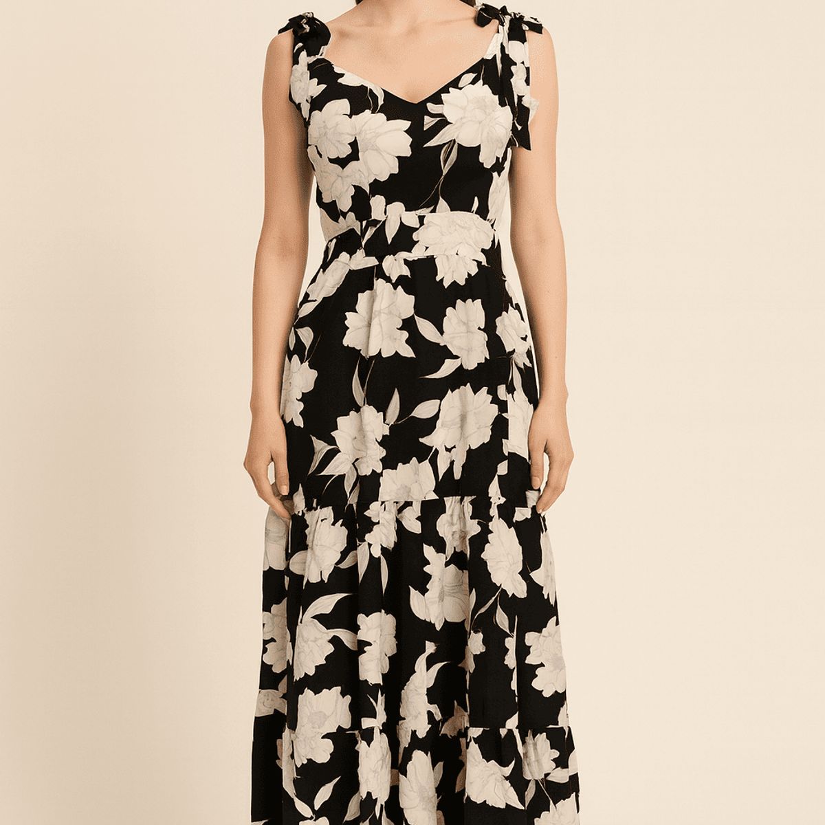 AMA OUTFITTERS - VESTIDO CON COPAS CIELO