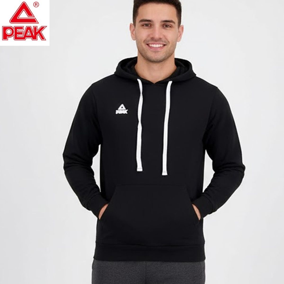 PEAK - Polera deportiva con capucha
