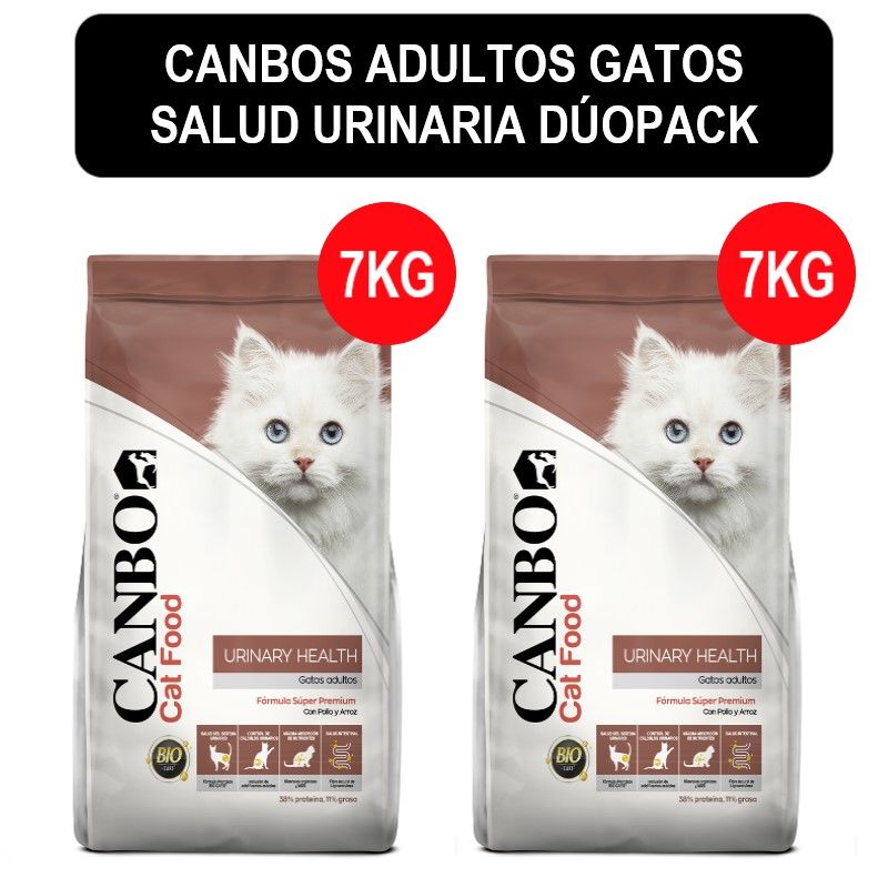 CANBO - Canbo Súper Premium Gatos Salud Urinaria 7 Kg Dúopack