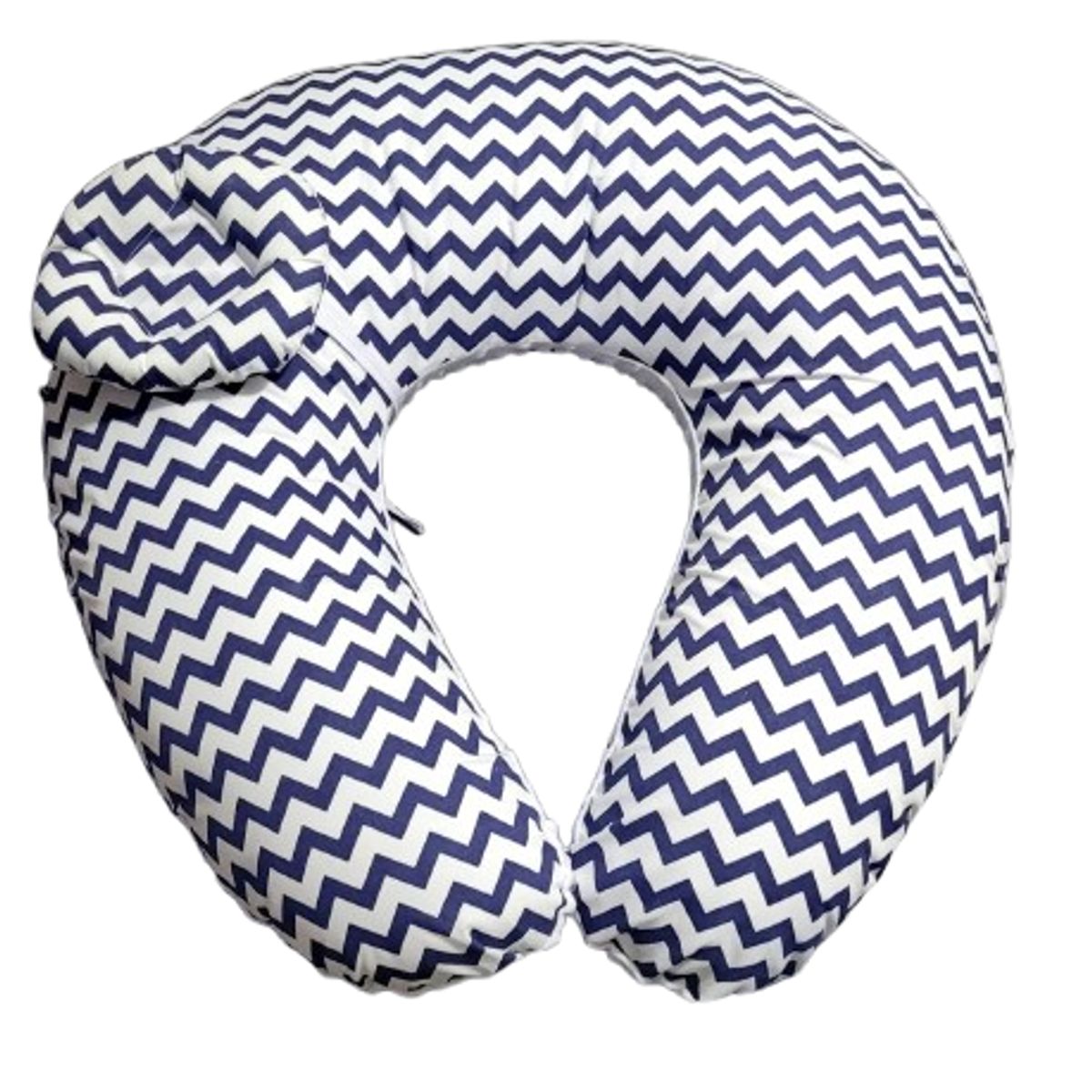 GENERICO - Cojin de lactancia en color Azul y blanco