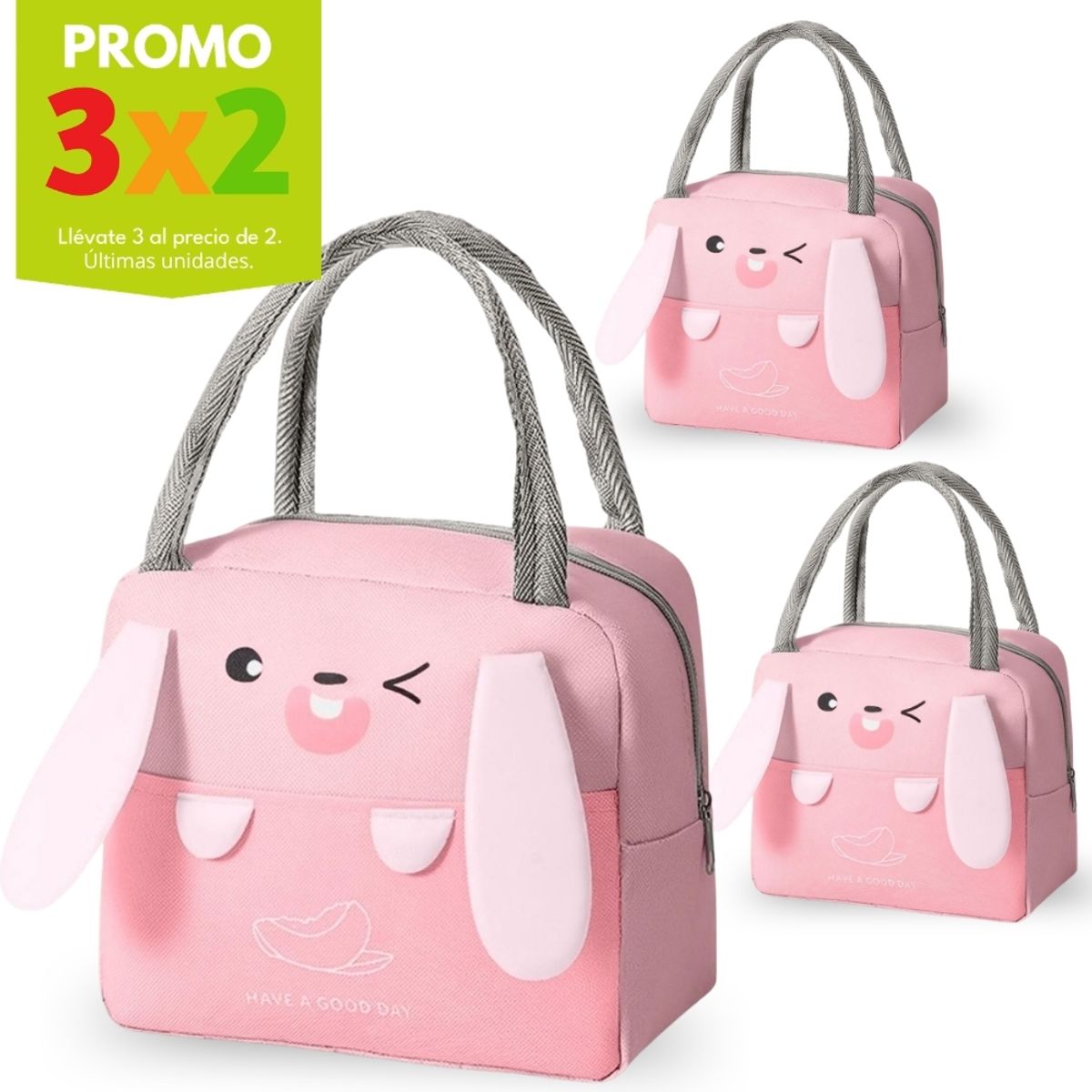 MINARI - Promo 3x2 Lonchera Térmica para Niños Alimentos y Bebidas RS L74