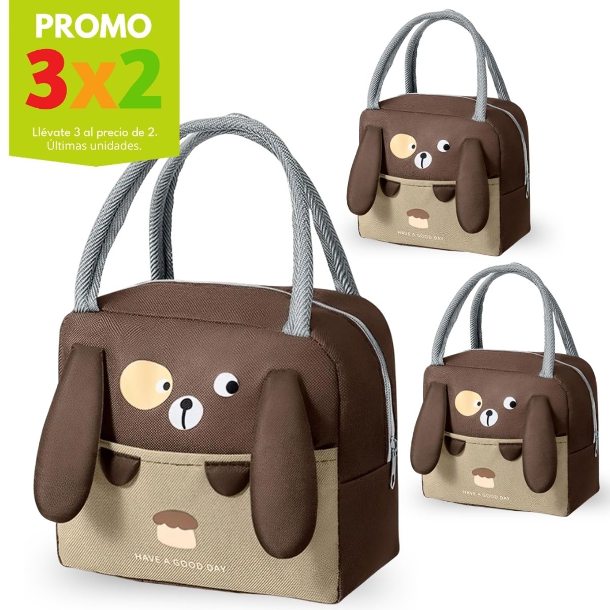 MINARI - Promo 3x2 Lonchera Térmica para Niños Alimentos y Bebidas MR L74