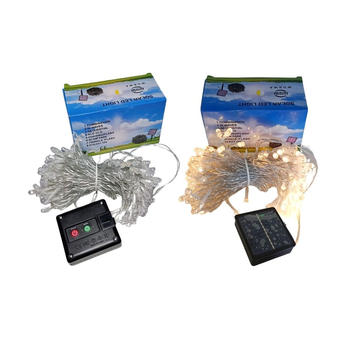 GENERICO - Pack x2 Luces Navideñas Lineales de 18 Metros Luz Cálida