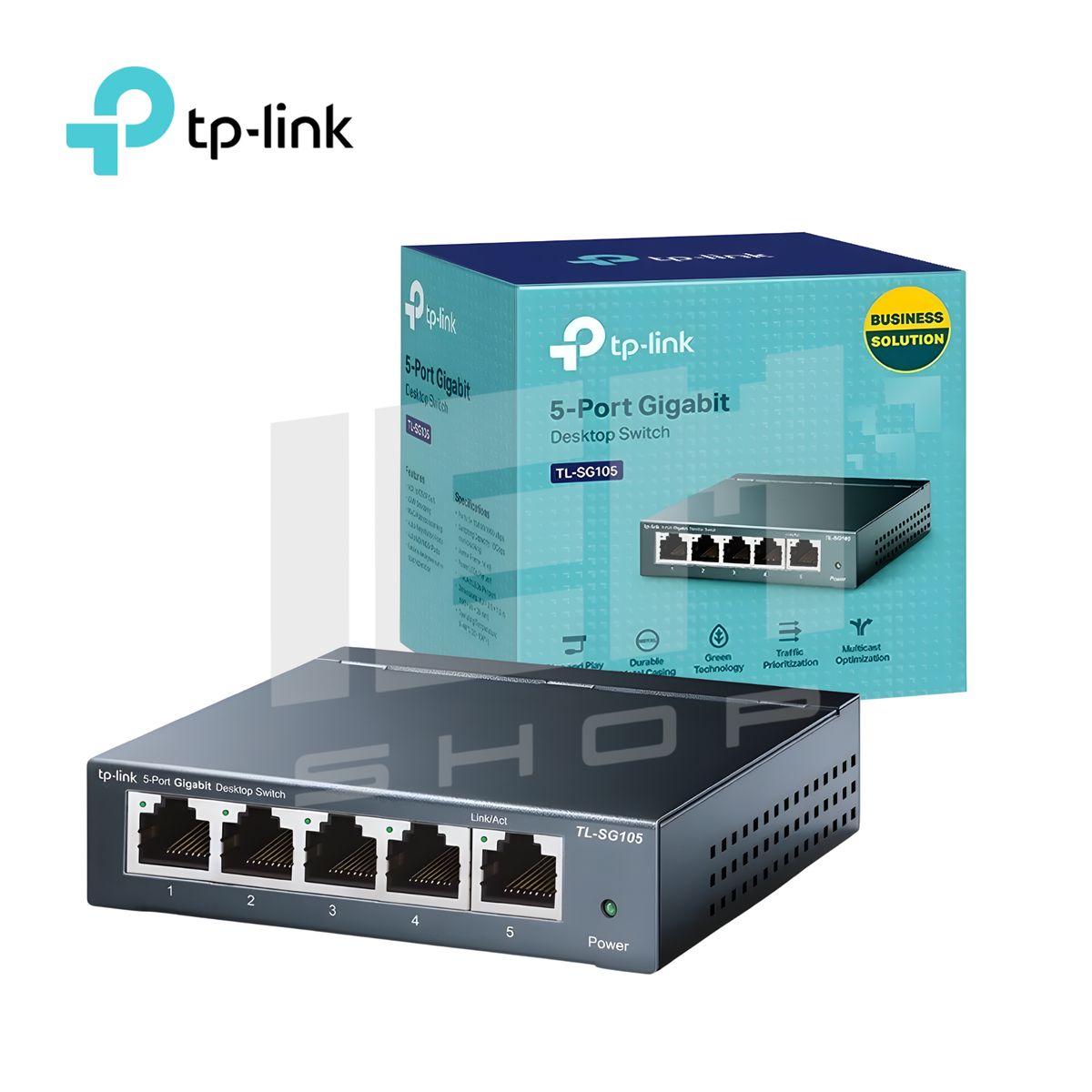 TP LINK - Switch  TP-Link TL-SG105 de 5 Puertos