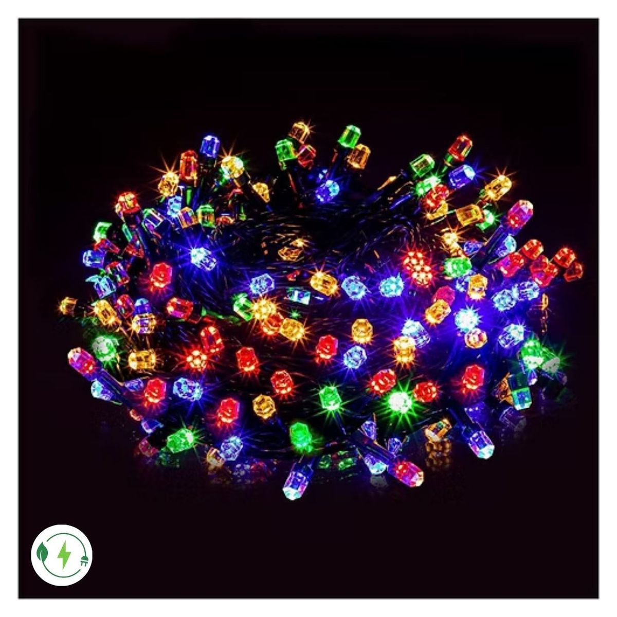 GENERICO - Luces Led Navideñas Multicolor Carrete 50 mts Lineales