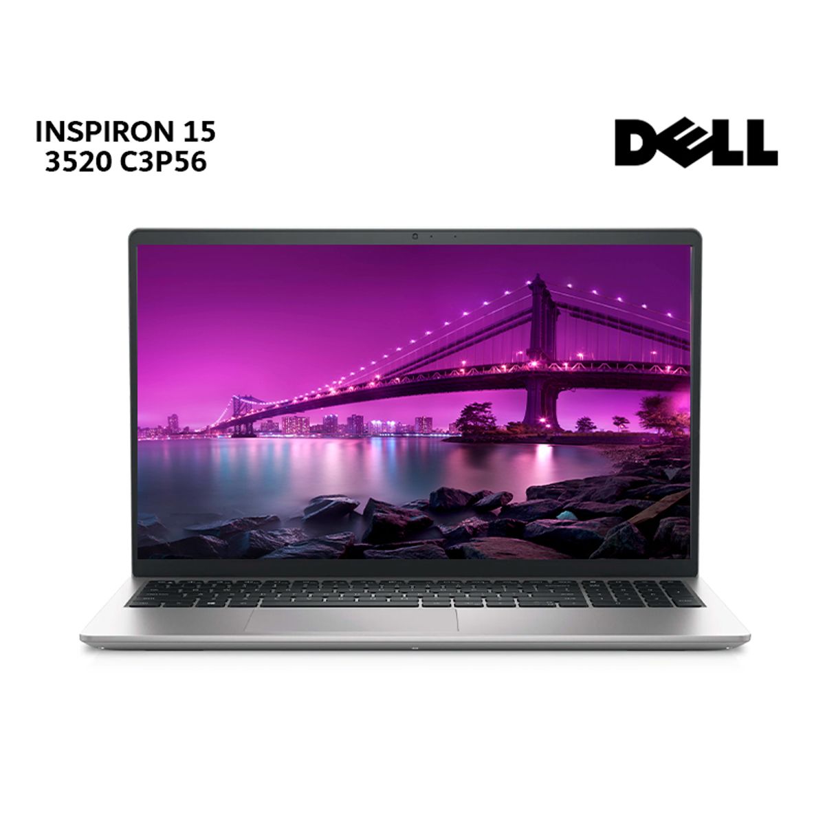DELL - Laptop Dell Inspiron 15 3520 Ci7-1255U 16Gb Ram/ 512Gb SSD/ 15.6" FHD/ Silver-(C3P56)