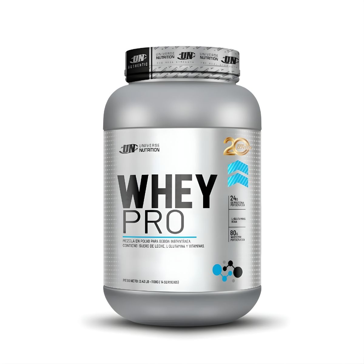 UNIVERSE NUTRITION - Whey Pro 1.1 kg - Vainilla + Portaproteina