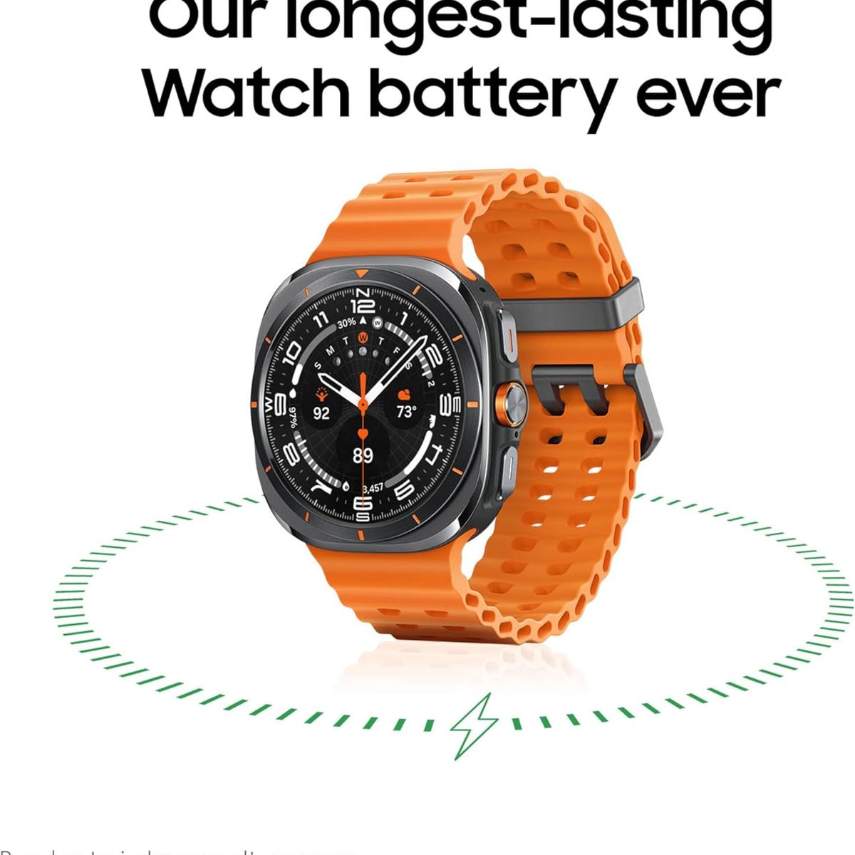 SAMSUNG - Samsung Galaxy Watch Ultra 2025 47mm LTE Smartwatch - Titanium Gray