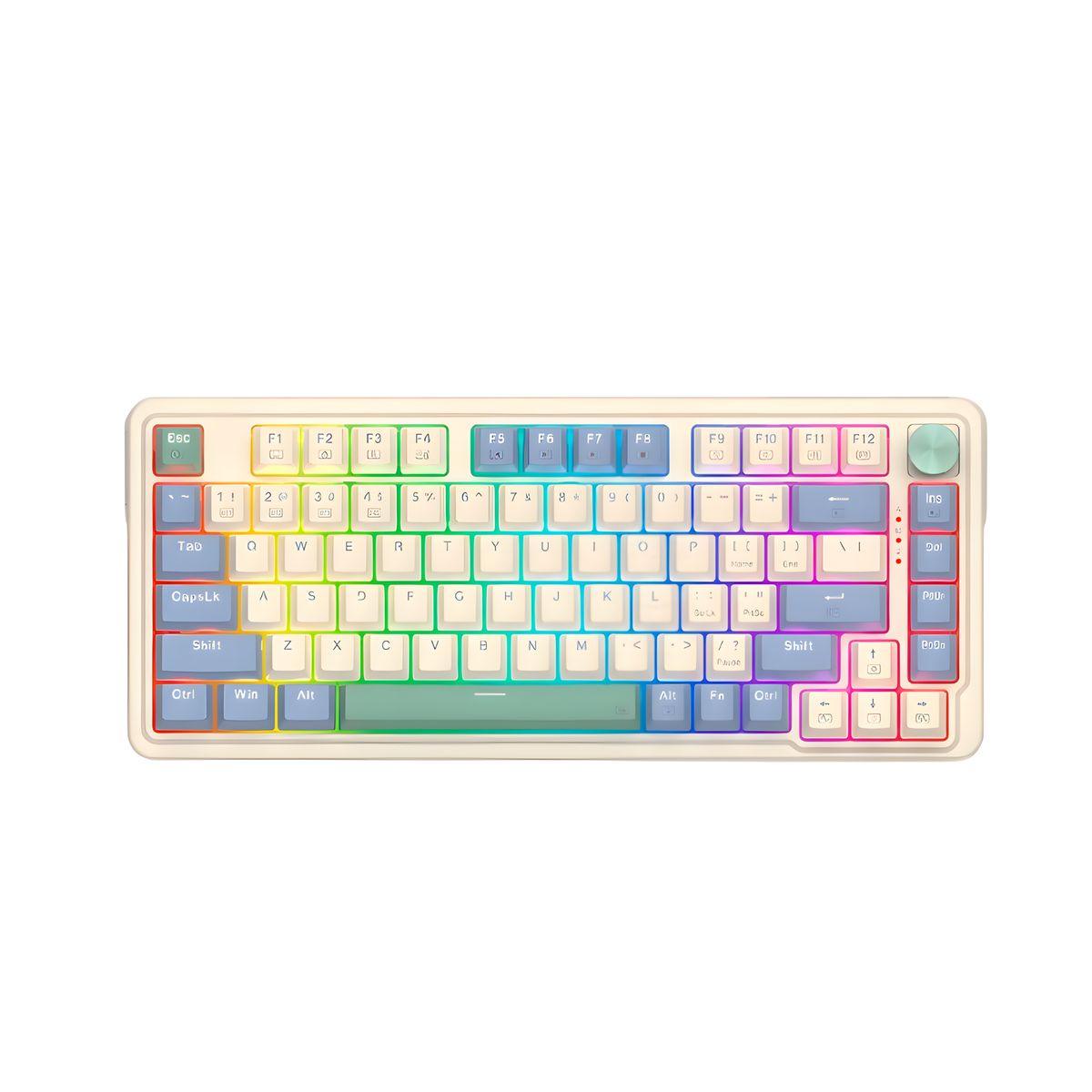 REDRAGON - Teclado Redragon UCAL PRO RGB Wireless English K673CPG PASTEL
