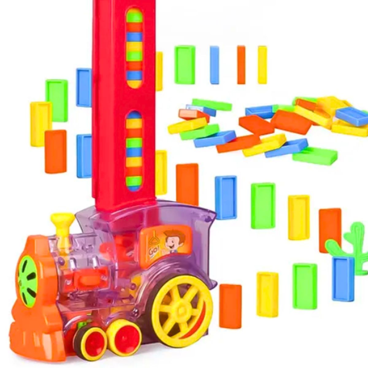 GENERICO - Juguete Didactico Tren Mágico Coloca-Dominó