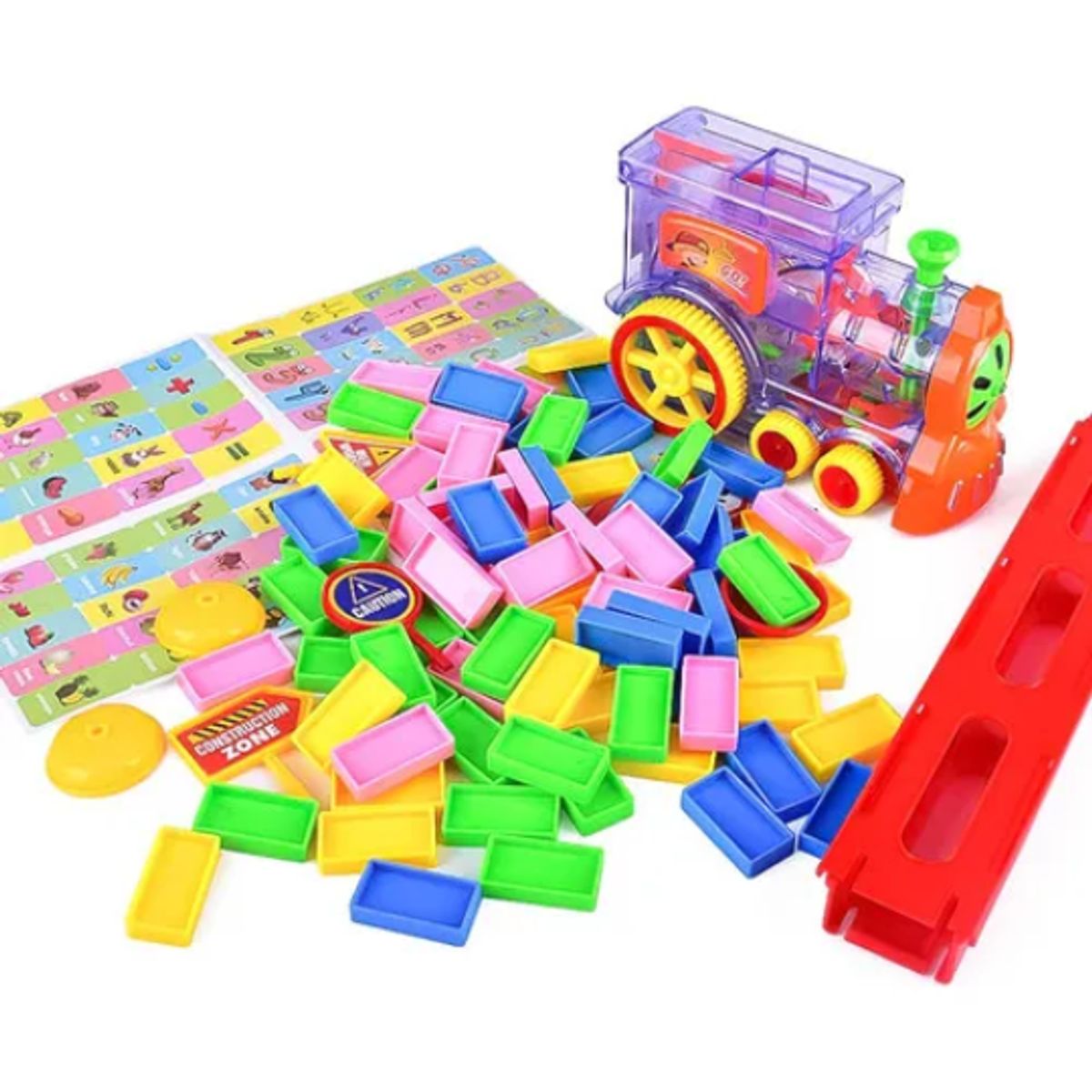 GENERICO - Juguete Didactico Tren Mágico Coloca-Dominó