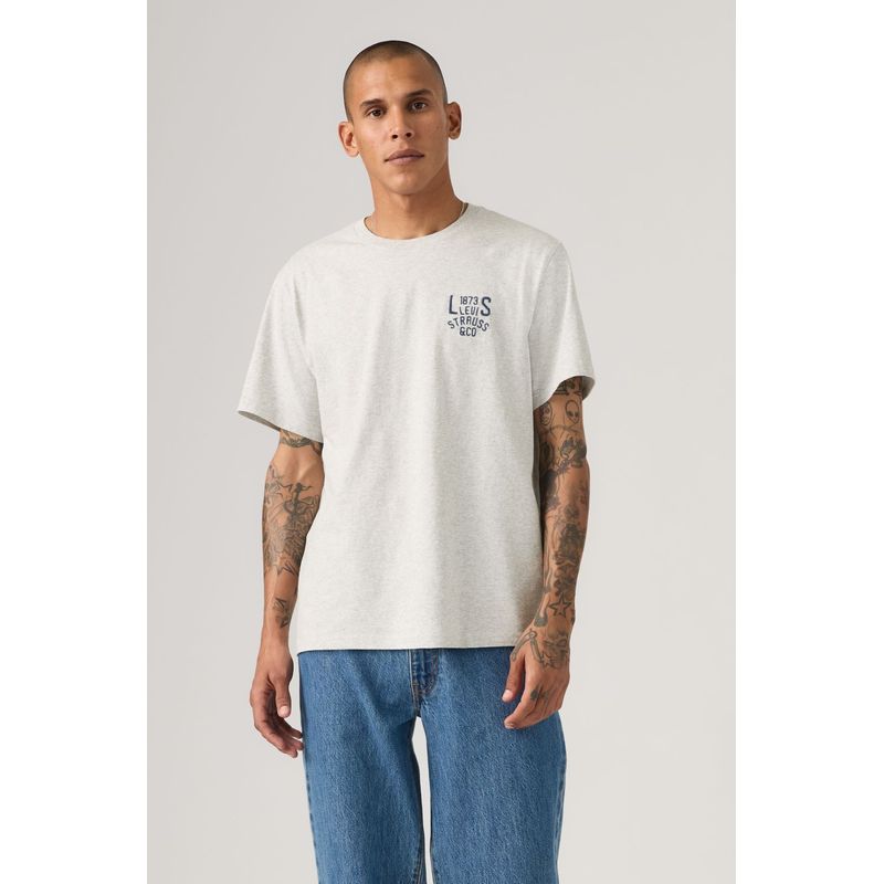 LEVIS - Polo Hombre Relaxed Fit Gris Levis