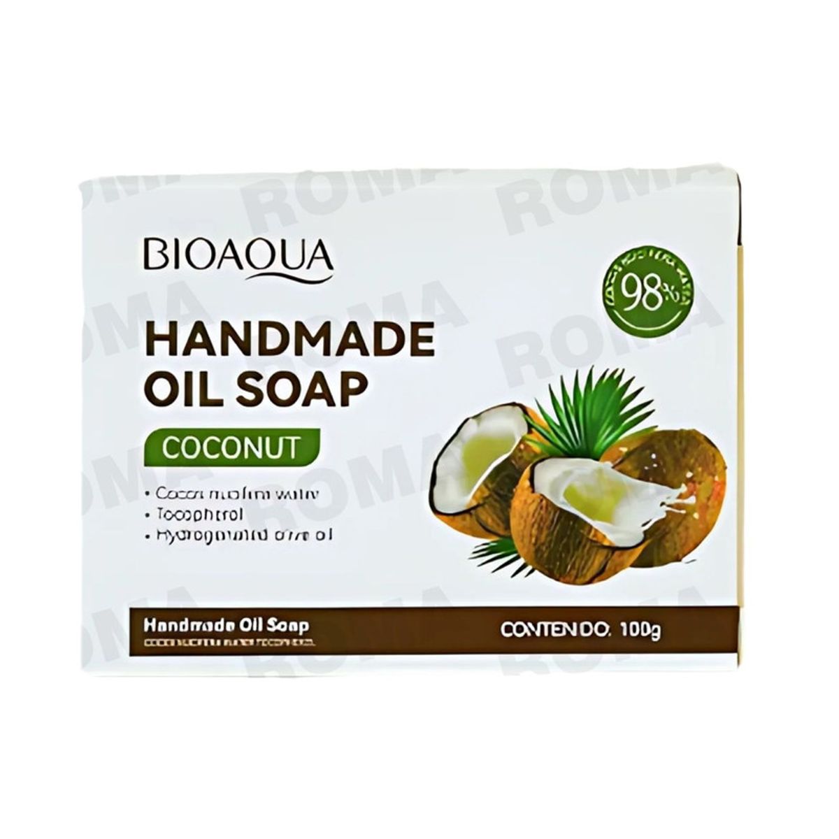 BIOAQUA - JABÓN EN BARRA DE COCO BIOAQUA 100G