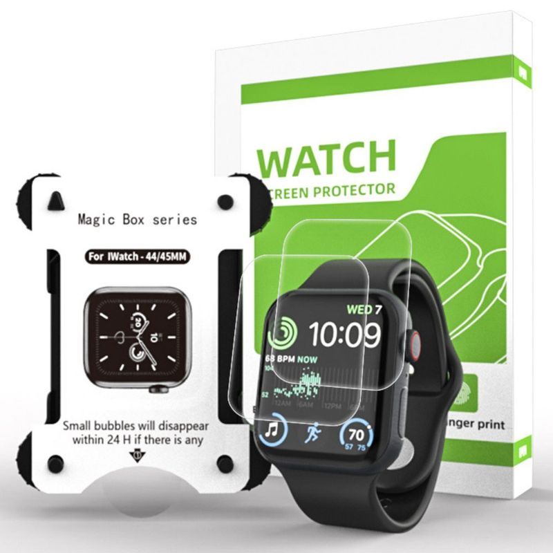 OEM - Mica de Hidrogel para Apple Watch 44mm Series 4/5/6/7/8/SE Pack 2