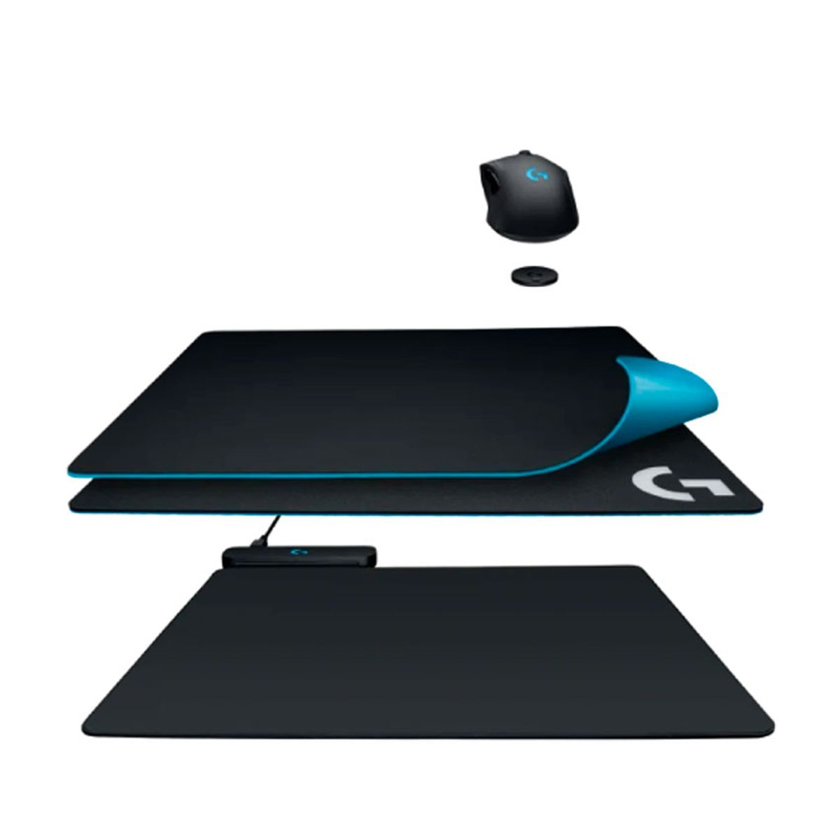 LOGITECH - Pad Mouse Logitech PowerPlay Wireless Charger RGB LIGHTSPEED G Gaming