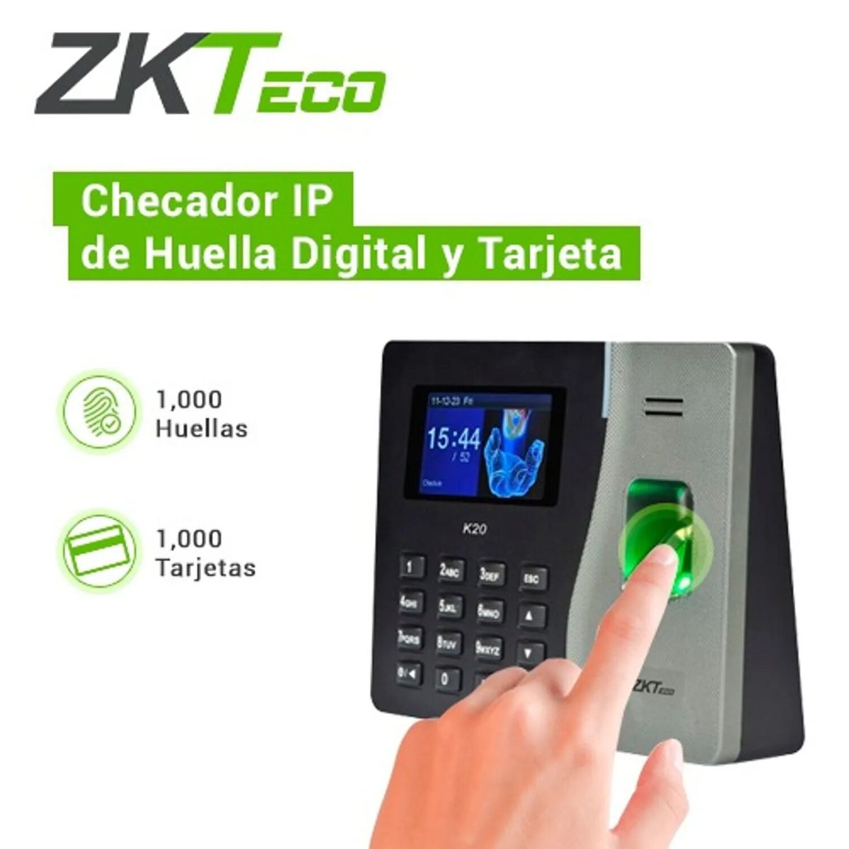 GENERICO - CONTROL DE ASISTENCIA Y ACCESO BÁSICO IP K20 PRO - ZKTECO