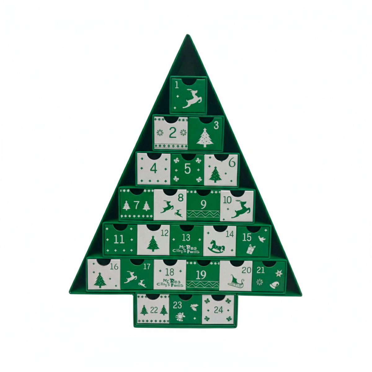 PIA COPELLO STORE - Calendario de Adviento Arbol Navideño - Verde