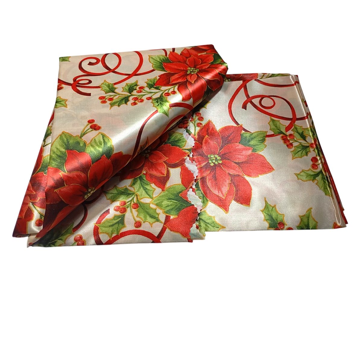 GENERICO - Mantel navideño para mesa rectangular 250 cm x 150 cm  Flores
