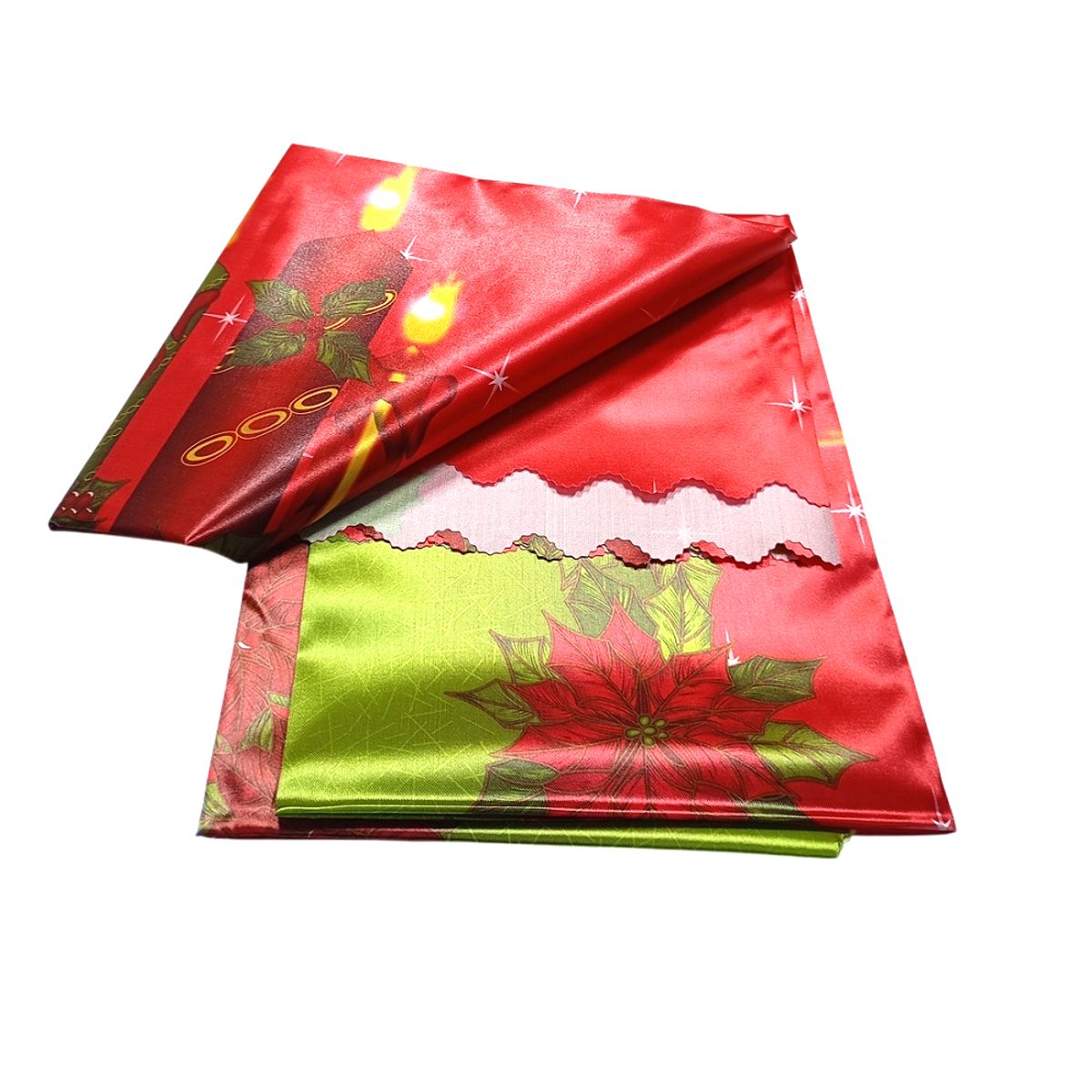 GENERICO - Mantel navideño para mesa rectangular 250 cm x 150 cm