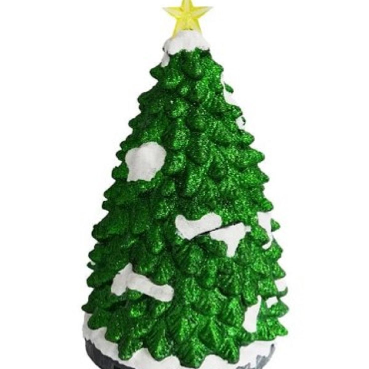 GENERICO - Villa Navideña Musical  GRANDE Modelo arbol con Trencitos Luz A1