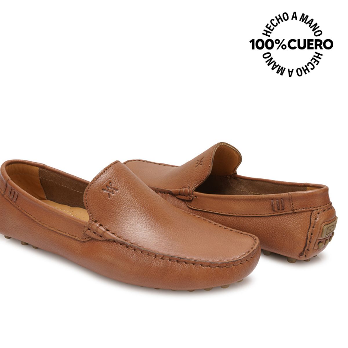 VIALE - Zapato Mocasín Casual SERGIO-2605 CAFE Viale Homme Cuero