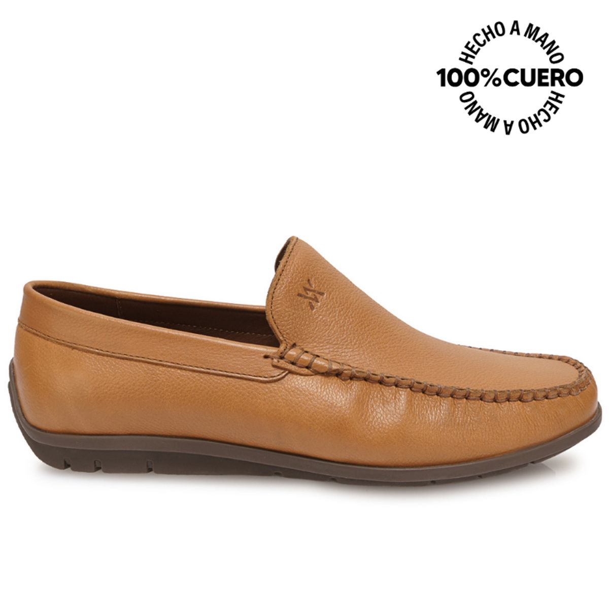 VIALE - Zapato Mocasín Casual SERGIO-2609 Nutria Viale Homme Cuero