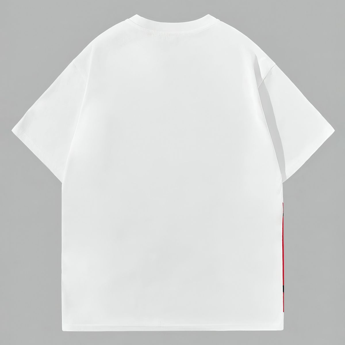 YANSUS - Polo Blanco Hombre Oversize Yansus Estampado Corazon