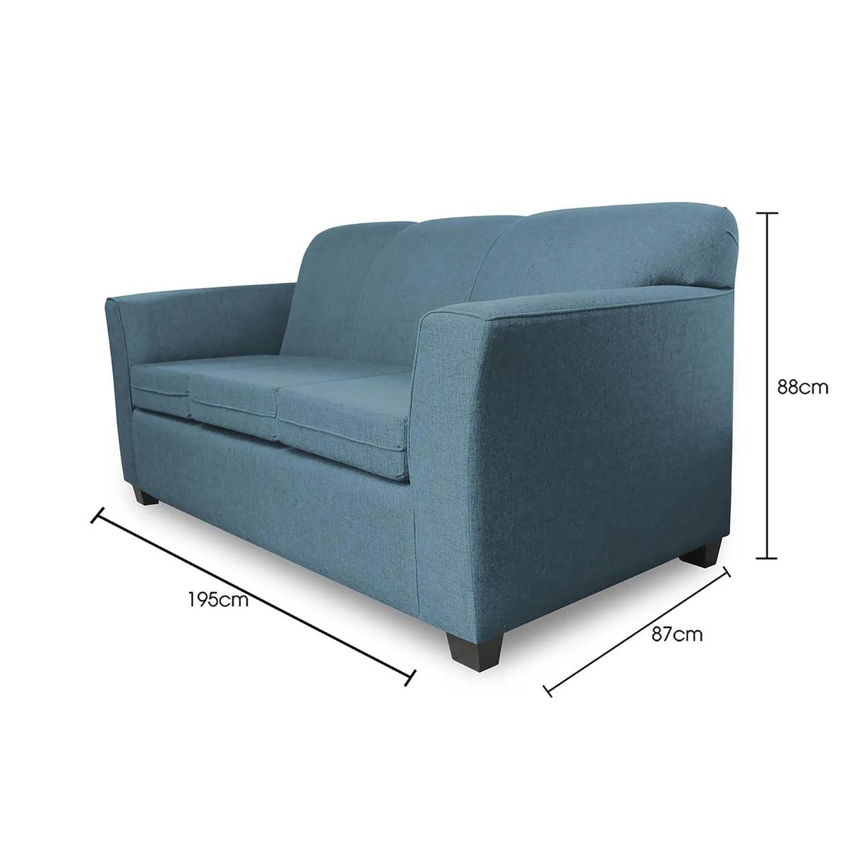 CASA BELLA - JUEGO DE SALA CASABELLA ADELAINE 32 AZUL