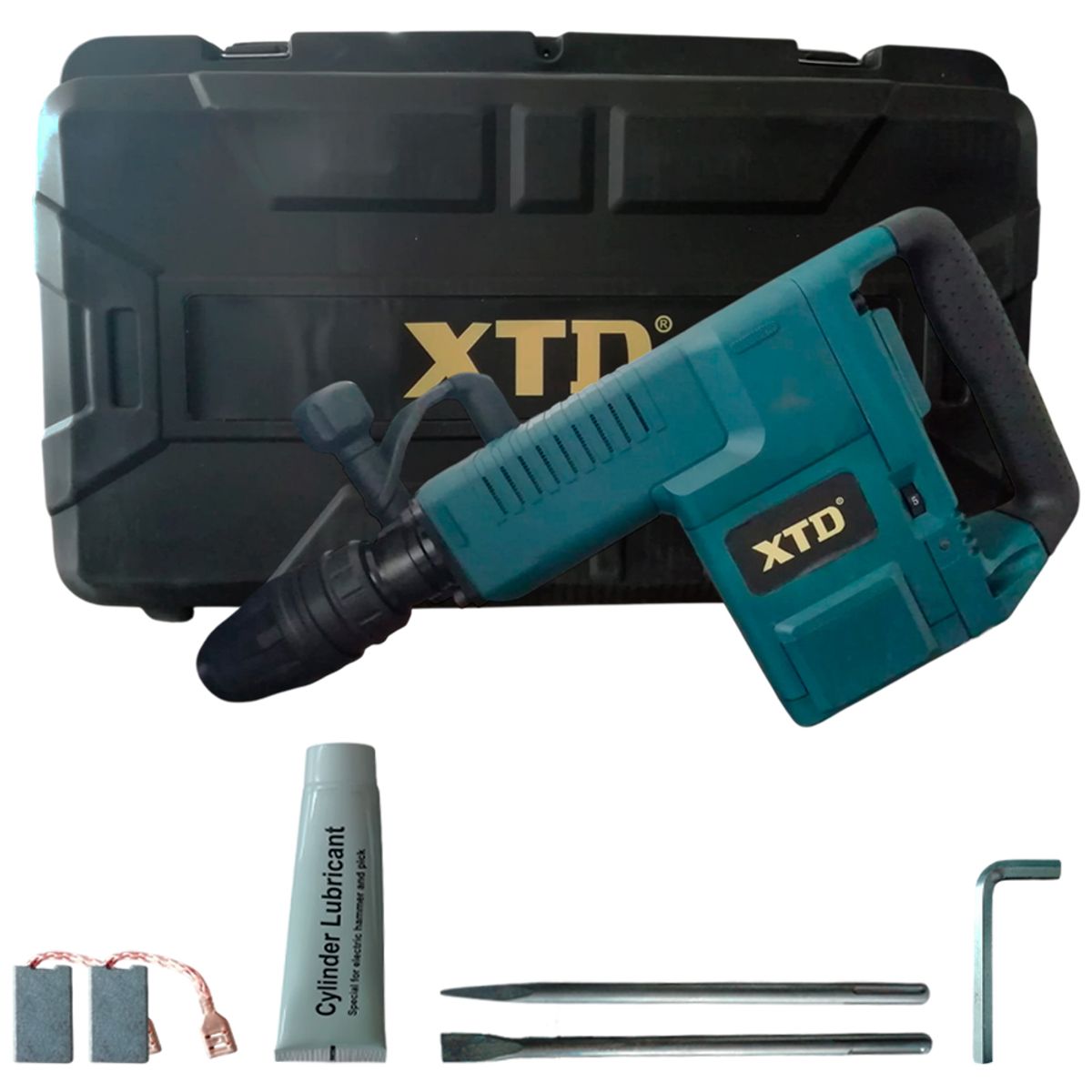 XTD - Martillo Demoledor XTD 1500W SDS Max  16.8J Profesional + Cinceles