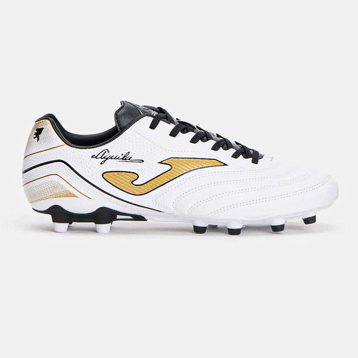 JOMA - Zapatillas Futbol Aguila 2502 FG Blanco Oro