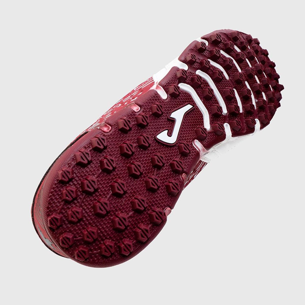 JOMA - Zapatillas Futbol Mundial 2520 TF Granate Blanco