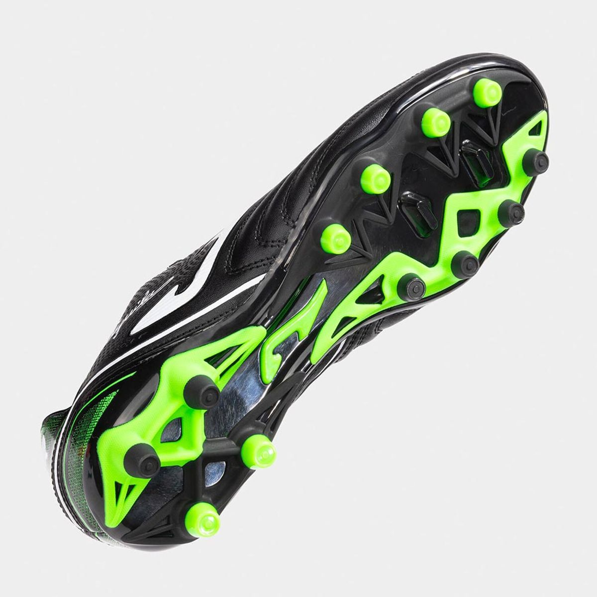 JOMA - Zapatillas Futbol Aguila 2501 FG Negro Verde