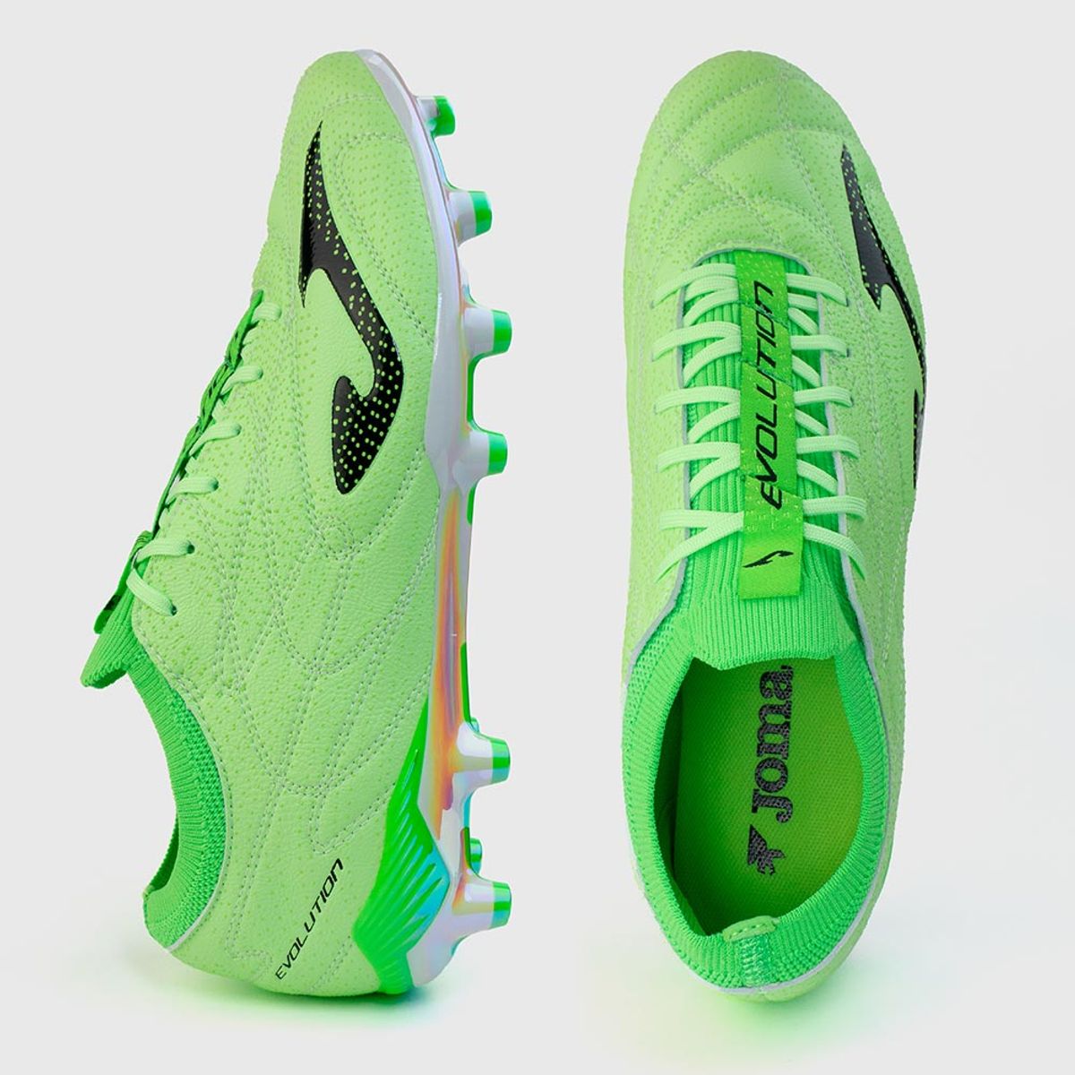 JOMA - Zapatillas Futbol Evolution Top 2511 FG Verde Flúor