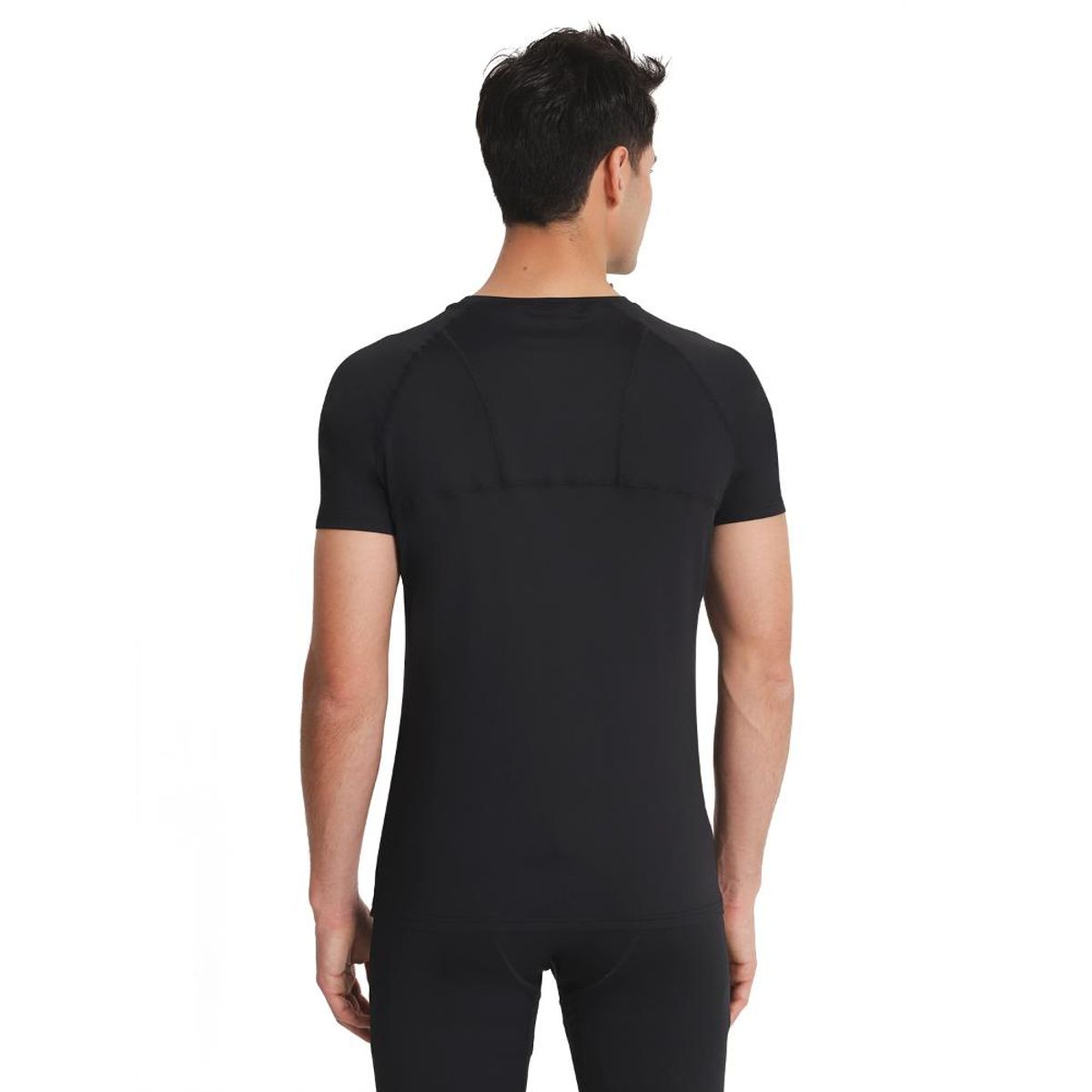 EVERLAST - Polera de Compresión Manga Corta Negro Everlast