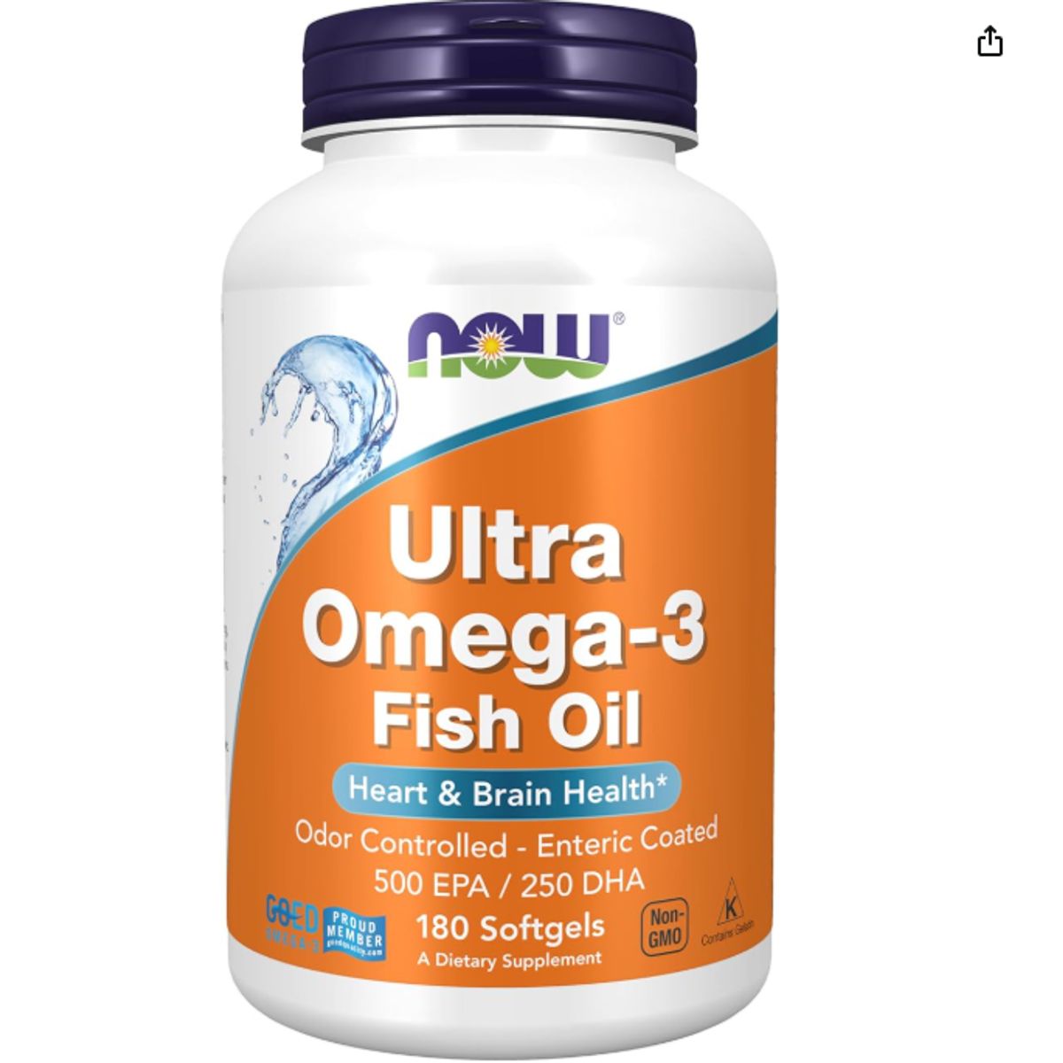 GENERICO - NOW Suplementos, Ultra Omega-3, 180 cápsulas blandas