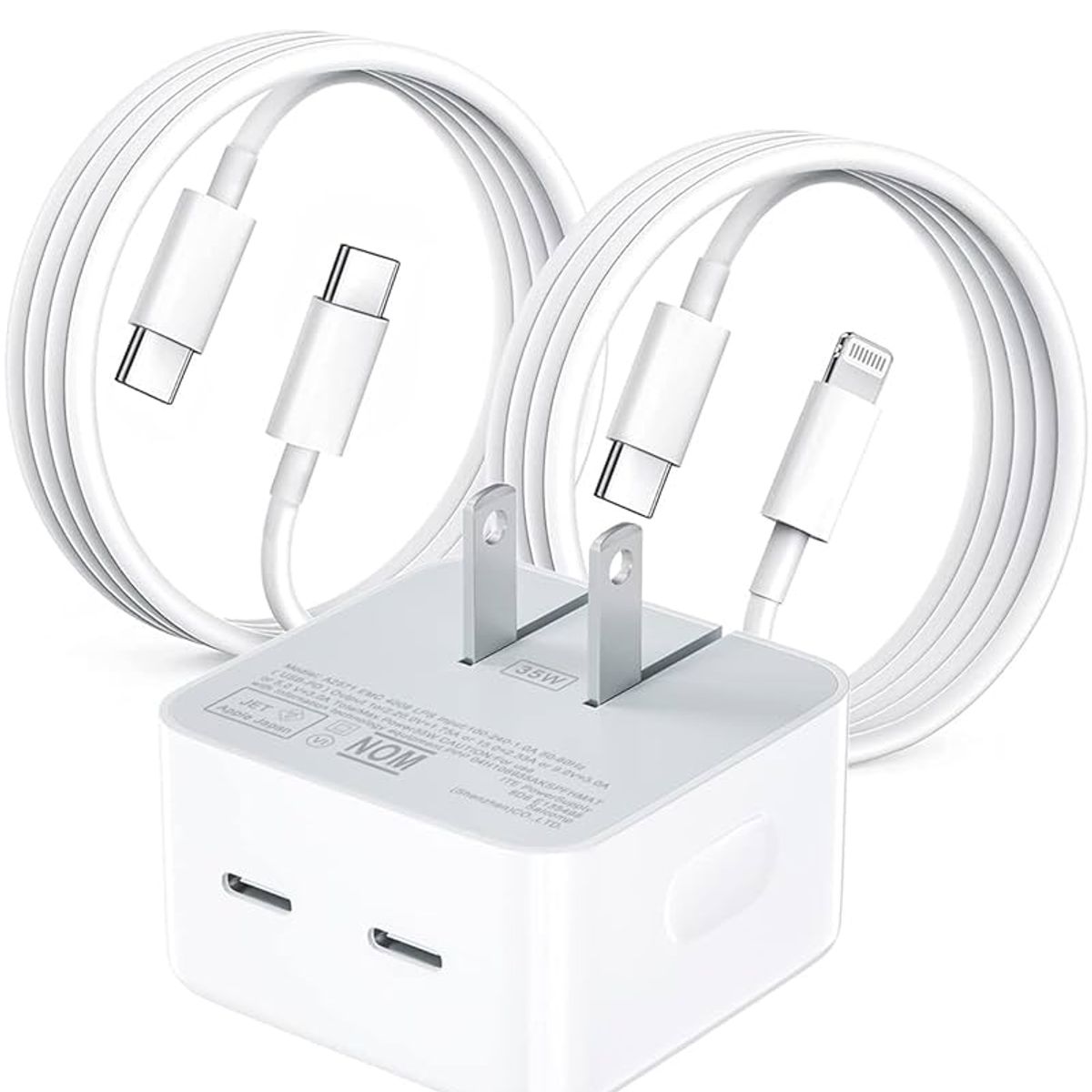 A1 - CARGADOR 14 PRO MAX 35W TIPO C A LIGHTNING