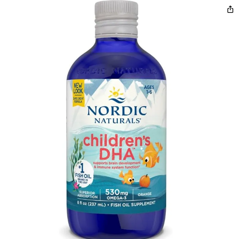 GENERICO - Nordic Naturals DHA líquido para niños 530mg Omega-3 - 8 ONZAS