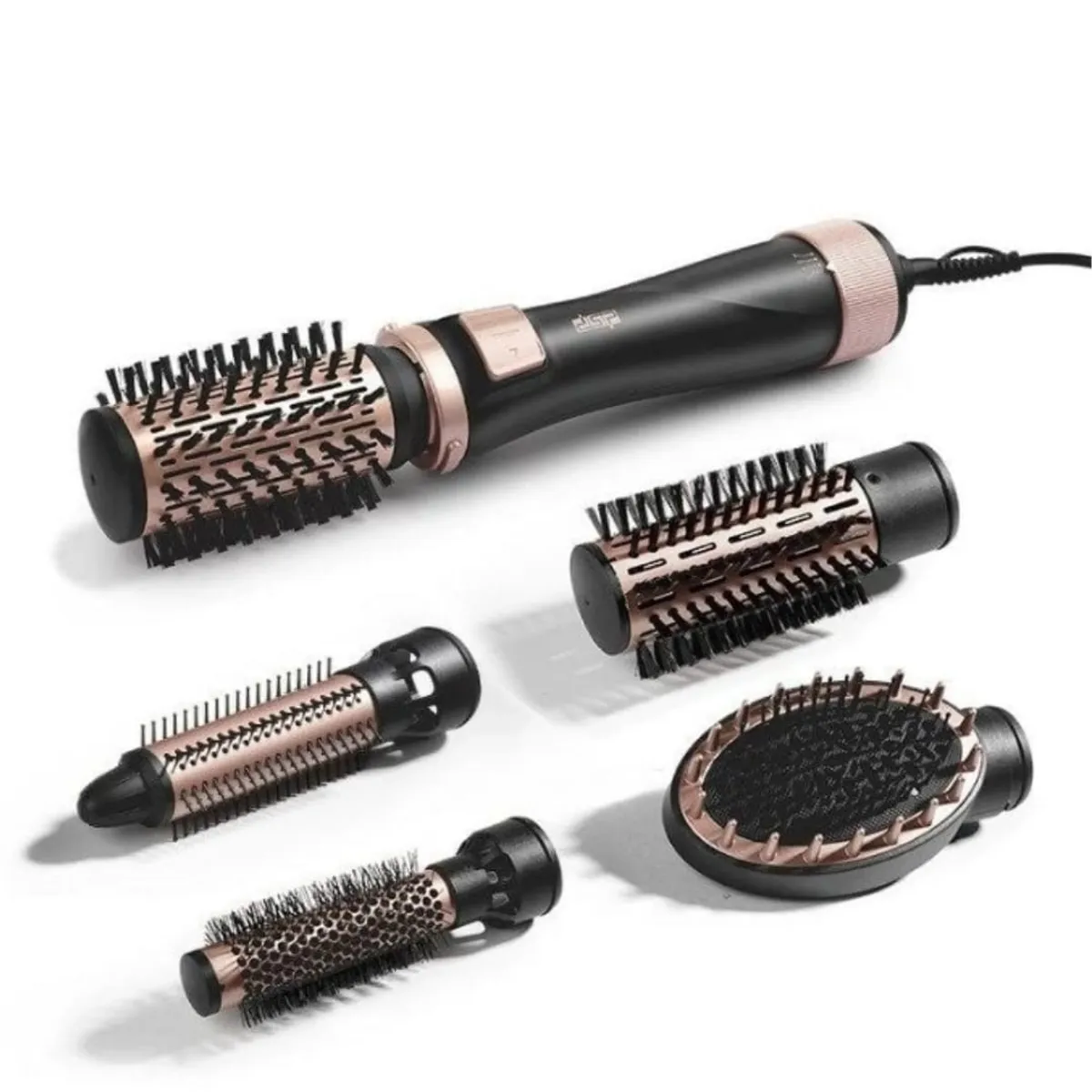 GENERICO - CEPILLO SECADORA ROZIA ROTATING HOT AIR STYLER 5EN1 HC8115
